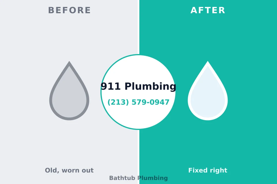 Before and after: plumbing repair North Prairie, WI